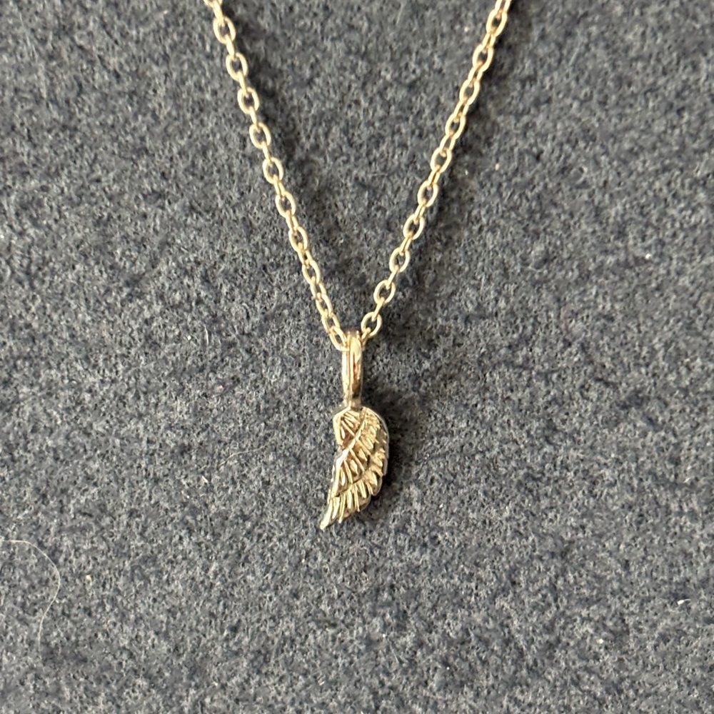 Sterling Silver Wing Pendant Necklace
